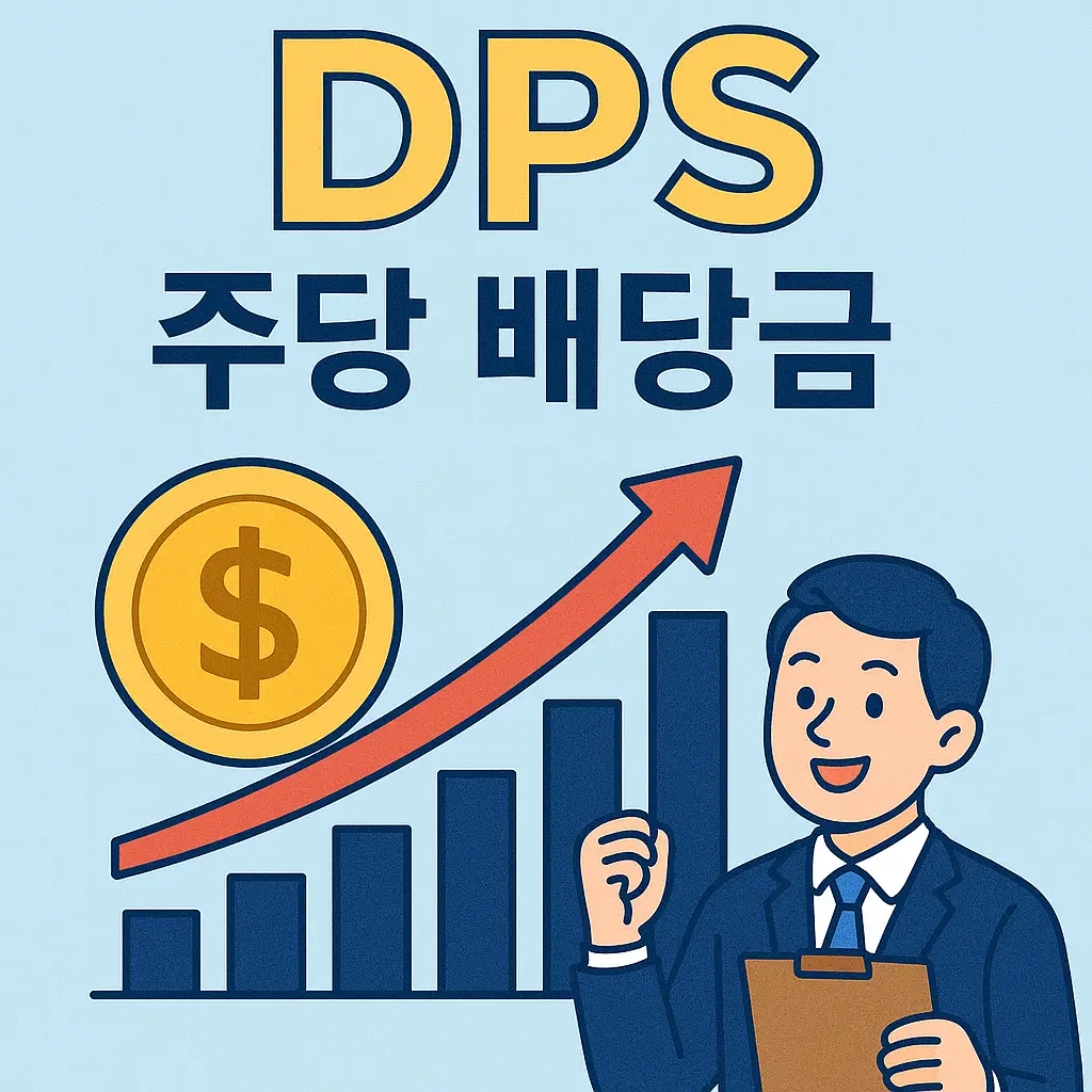주당 배당금 DPS 성장 기업 알아보기 대표 이미지