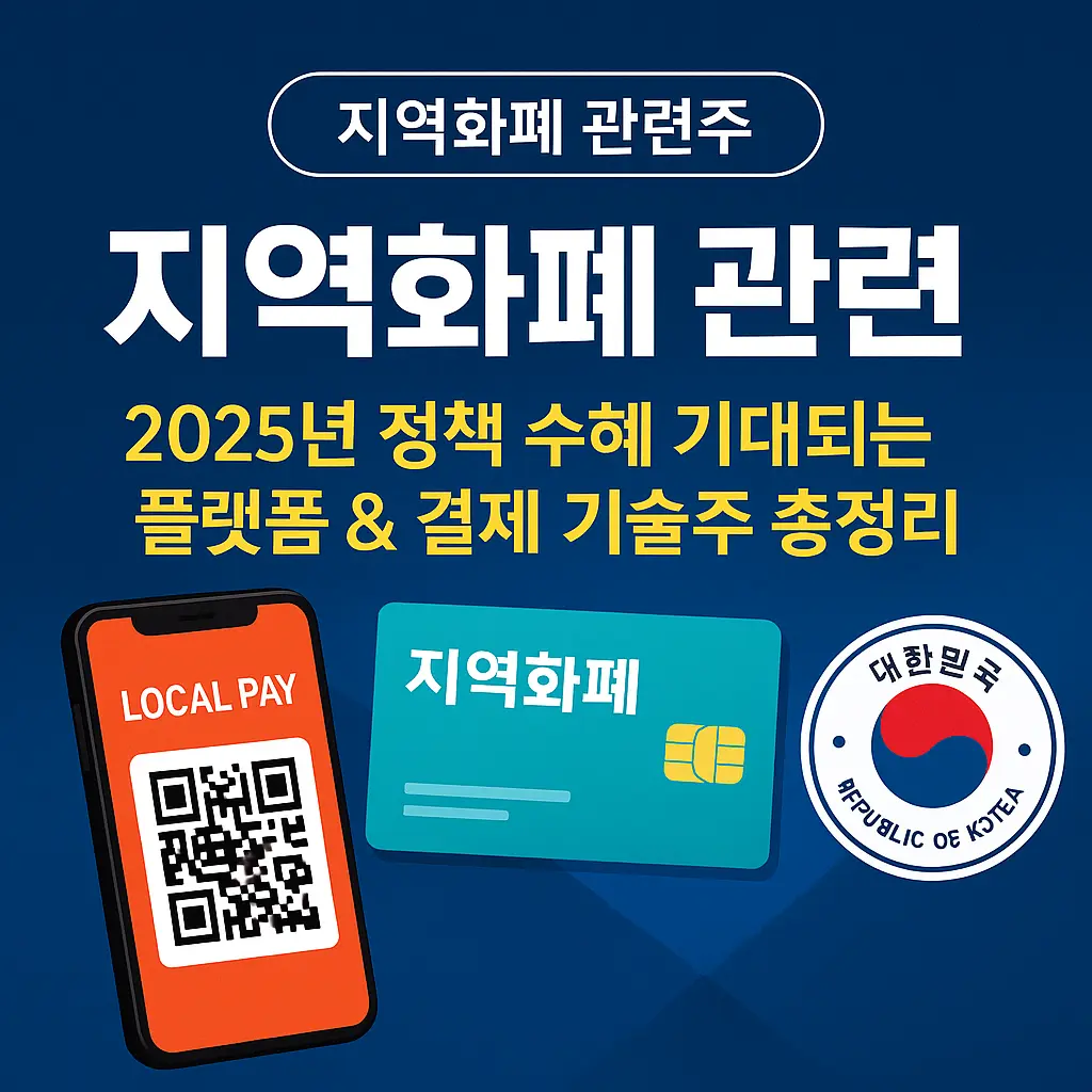 지역화폐 관련주 알아보기 대표 이미지