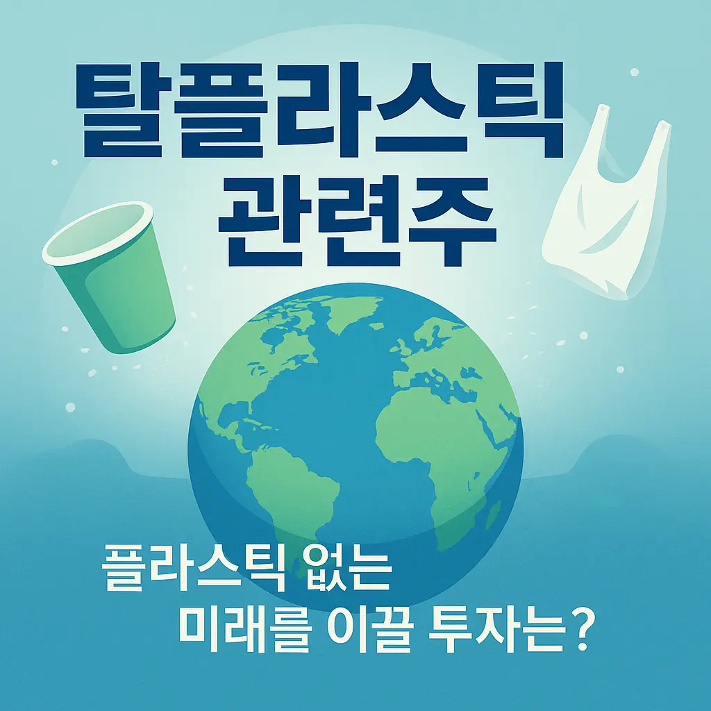 탈플라스틱 관련주 알아보기 대표 이미지