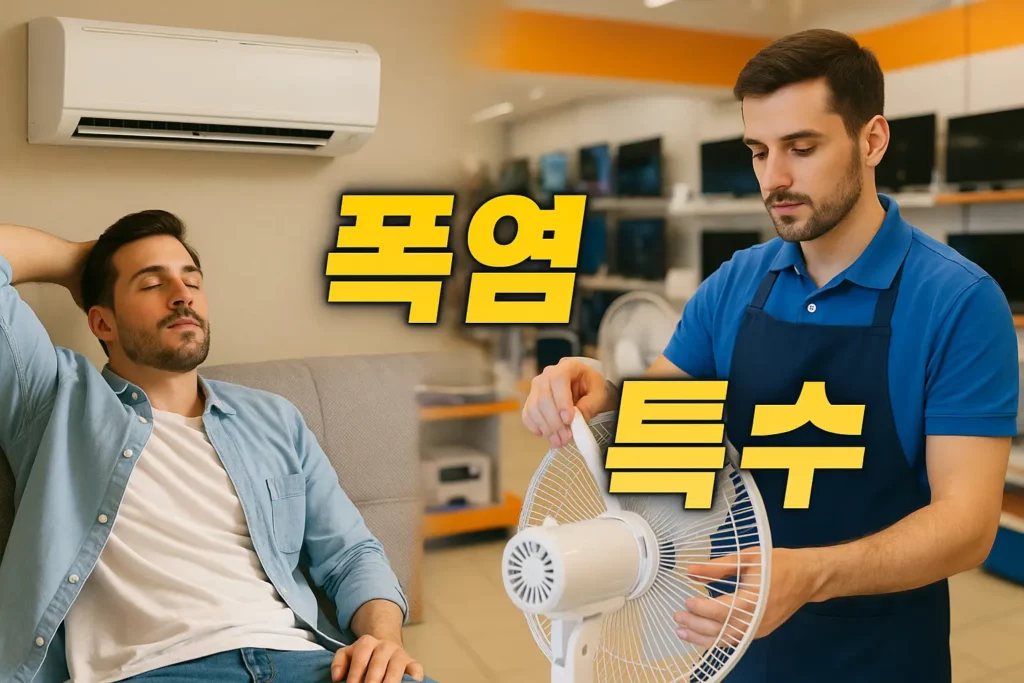 폭염 관련주 냉방 이미지