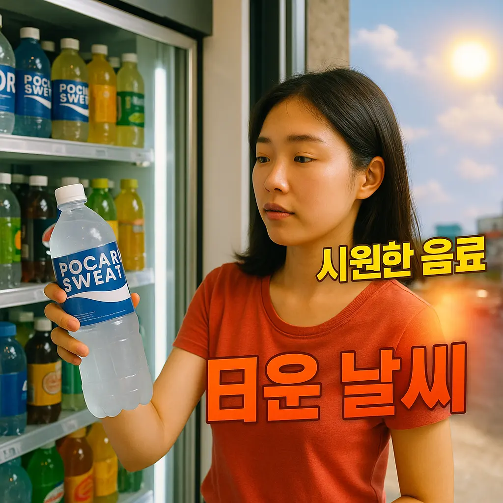 폭염 관련주 음료 이미지