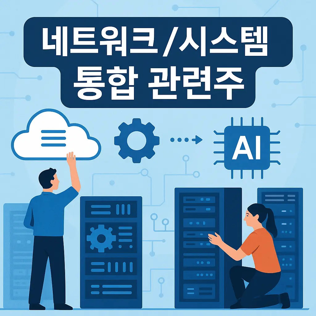 네트워크시스템 통합 관련주 알아보기 대표 이미지