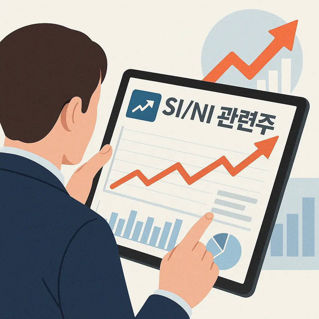 네트워크시스템 통합 관련주 투자 이미지