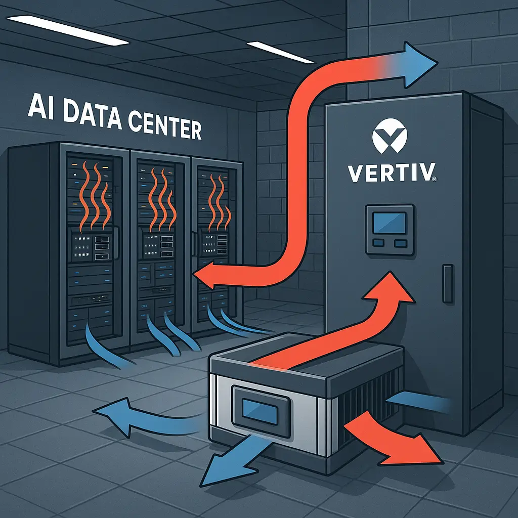 미국 펠티어 관련주 VERTIV 이미지