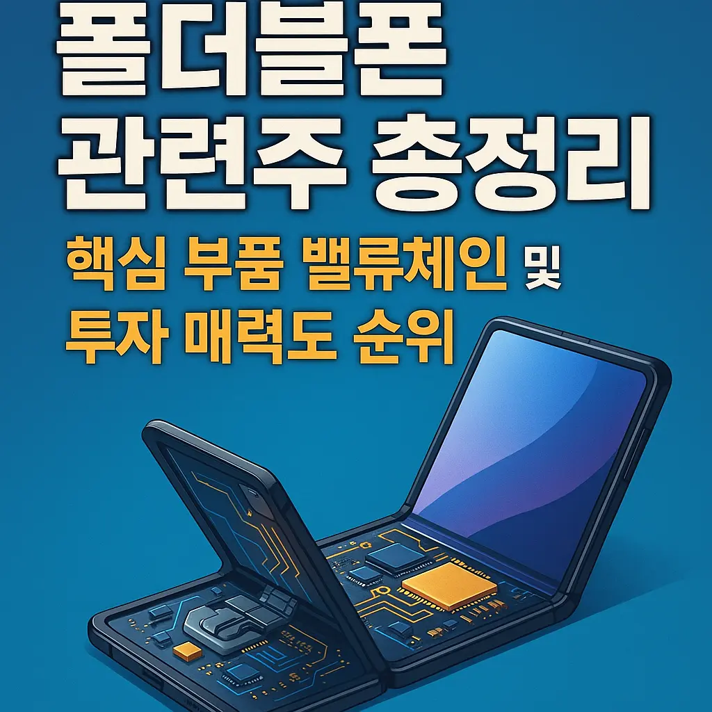 폴더블폰 관련주 알아보기 대표 이미지