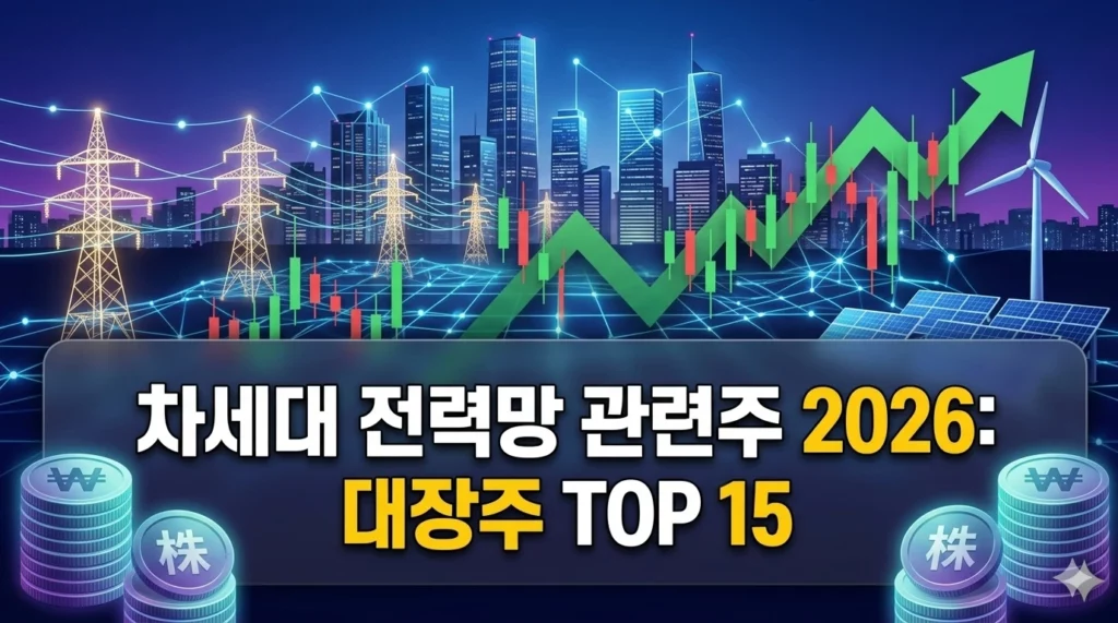 차세대 전력망 관련주 알아보기 대표 이미지