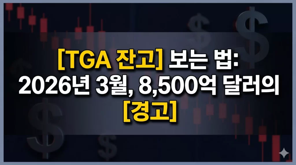 TGA 잔고 보는 법 알아보기 대표 이미지