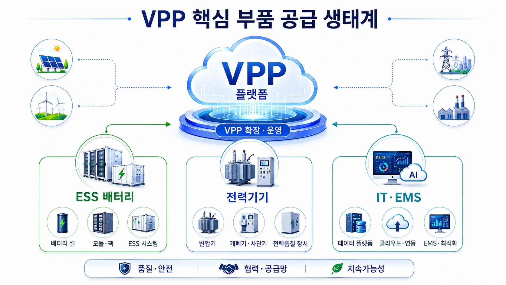 Vpp Ripple 가상발전소 VPP 관련주 2026: 분산에너지법 최대 수혜 핵심 기업 TOP 10