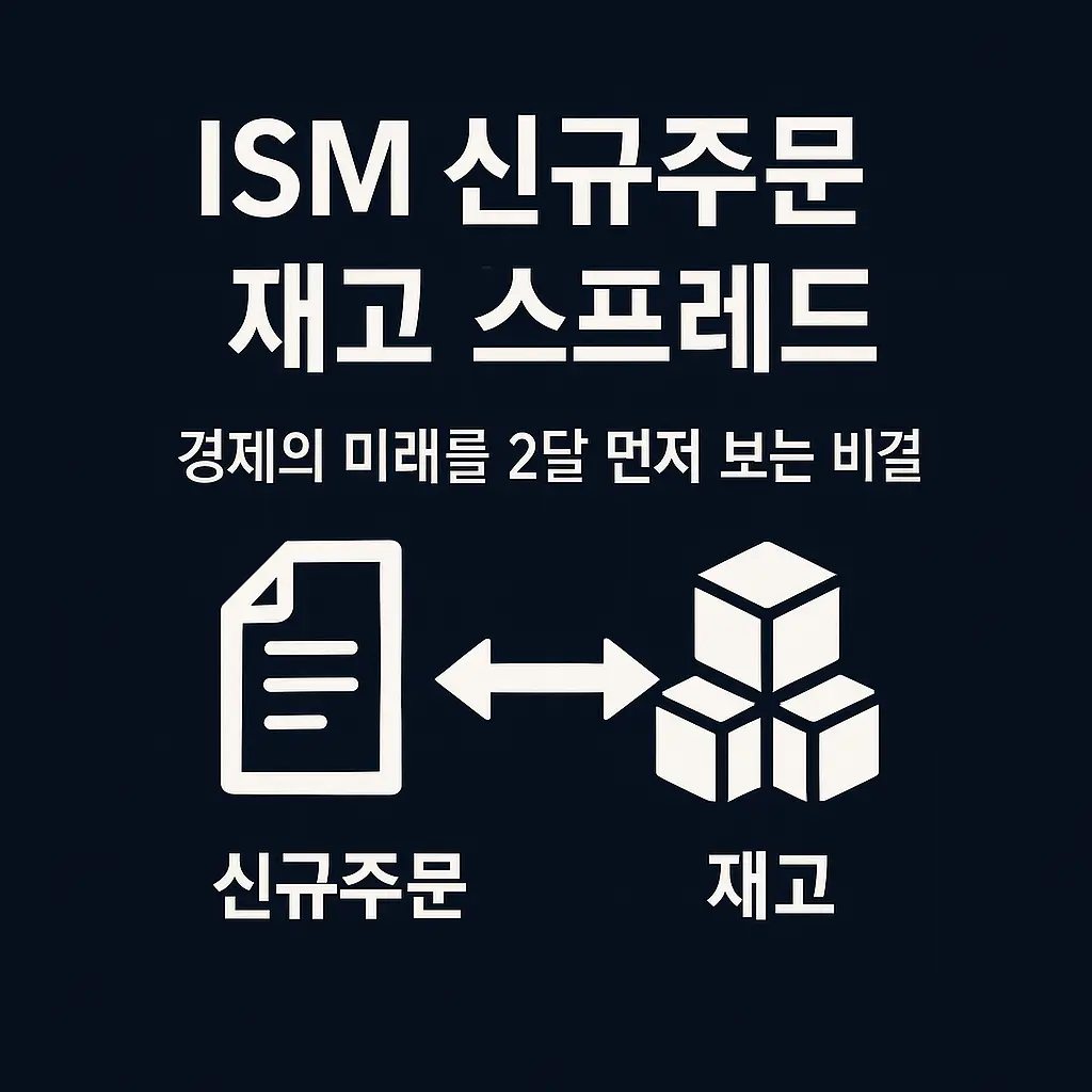 ISM 신규주문 재고 스프레드 알아보기 대표 이미지