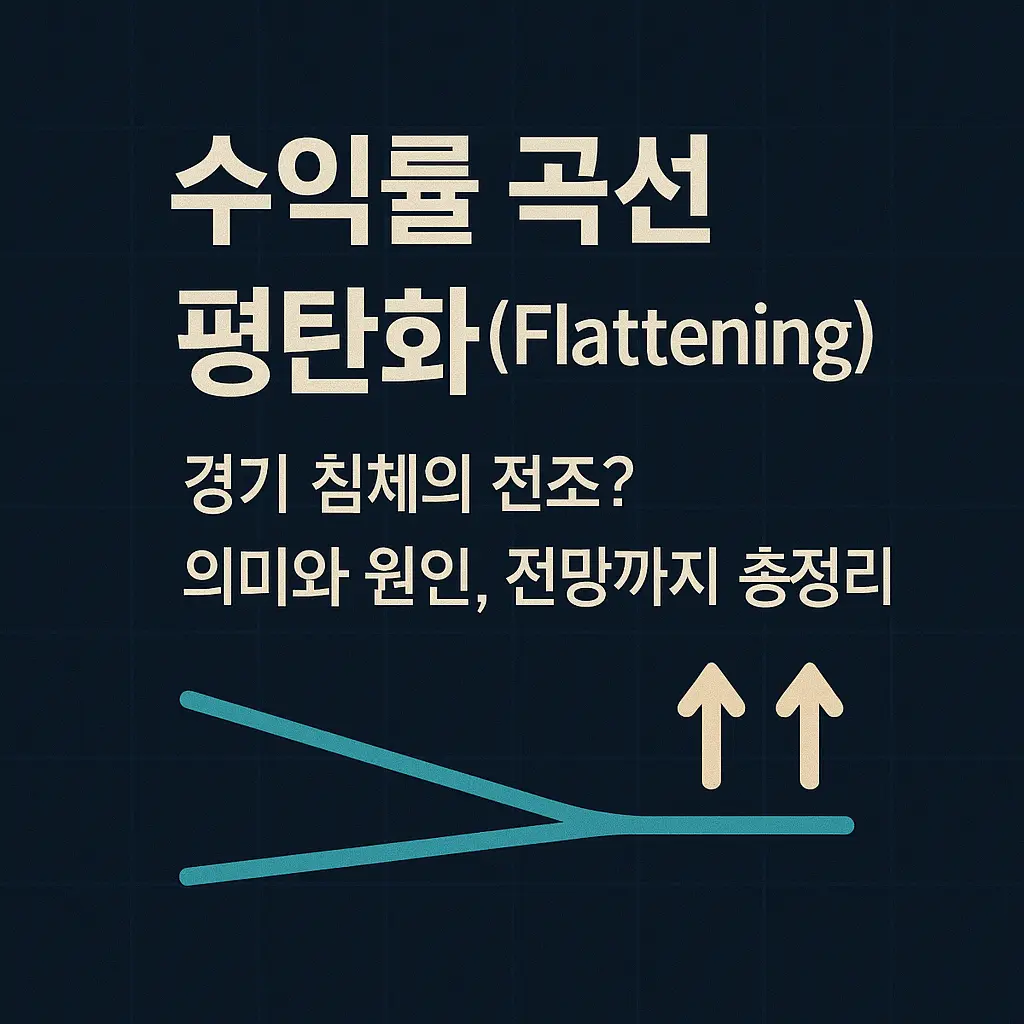 수익률 곡선 평탄화 flattening 알아보기 대표 이미지