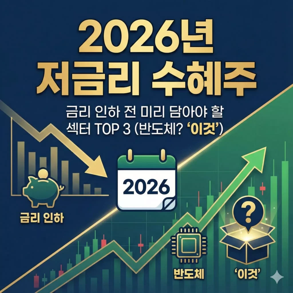 2026년 저금리 수혜주 알아보기 대표 이미지
