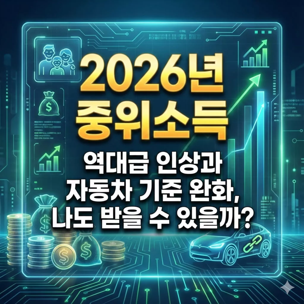 2026년 중위소득 알아보기 대표 이미지