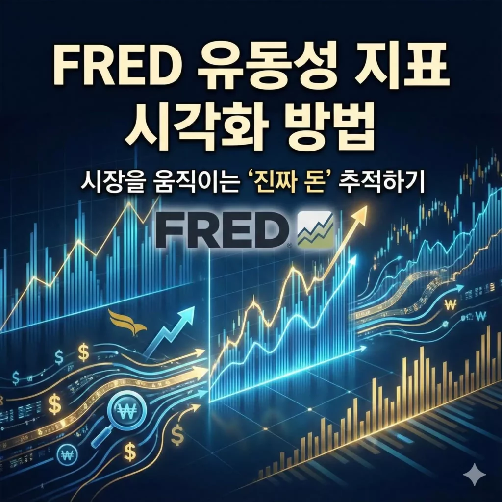 FRED 유동성 지표 시각화 방법 알아보기 대표 이미지