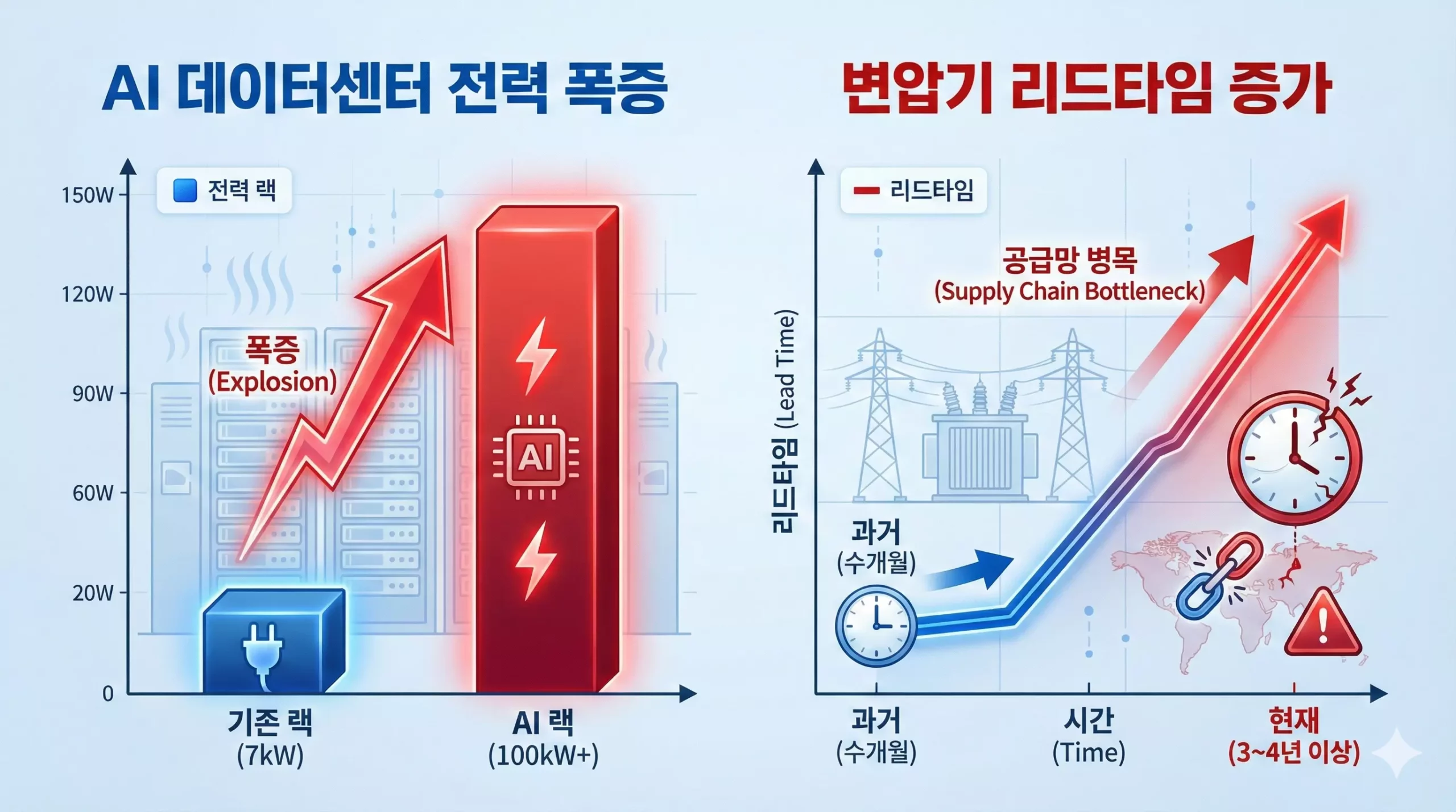 데이터센터 전력 소비 급증과 스마트그리드 ETF 관련 변압기 공급 부족 현황 그래프 데이터센터 전력 소비 급증과 스마트그리드 ETF 관련 변압기 공급 부족 현황 그래프