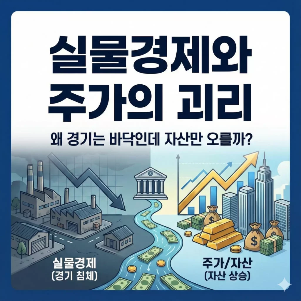 실물경제와 주가의 괴리 알아보기 대표 이미지