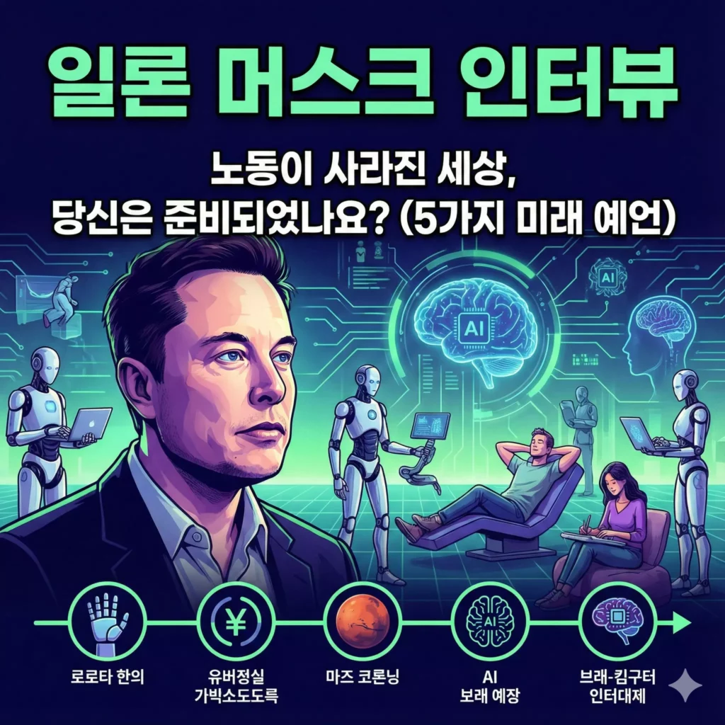일론 머스크 인터뷰 알아보기 대표 이미지