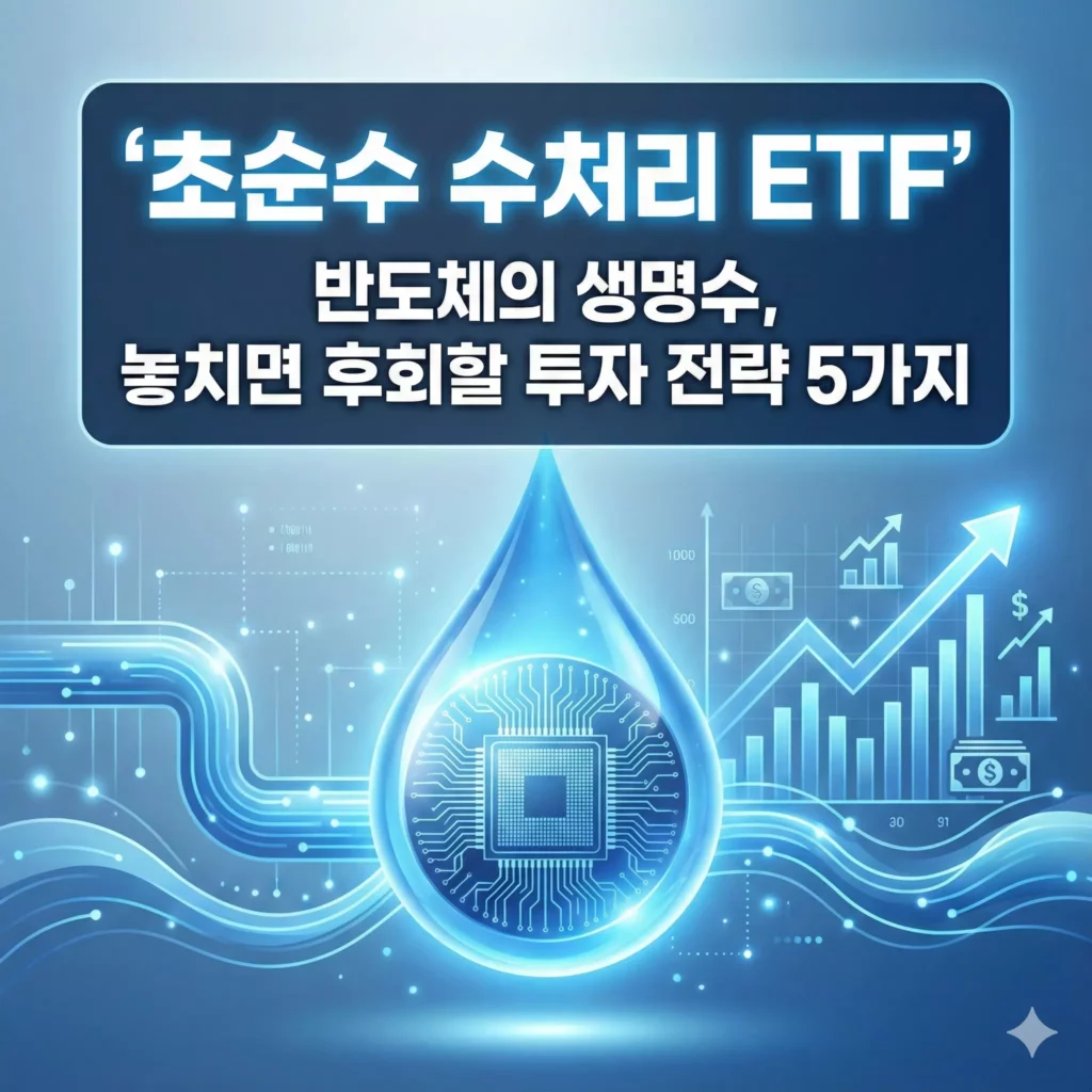 초순수 수처리 ETF 알아보기 대표 이미지