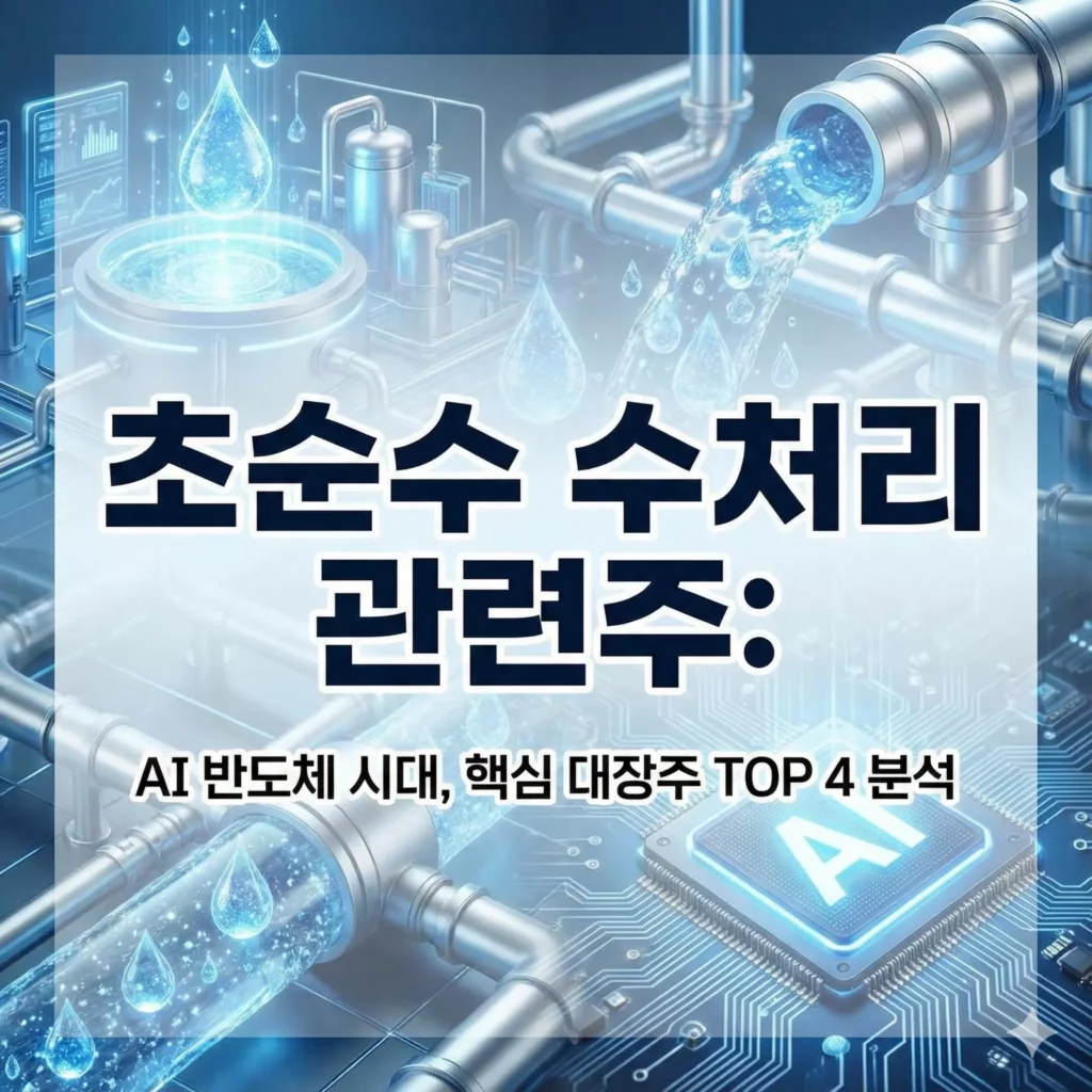 초순수 수처리 관련주 알아보기 대표 이미지