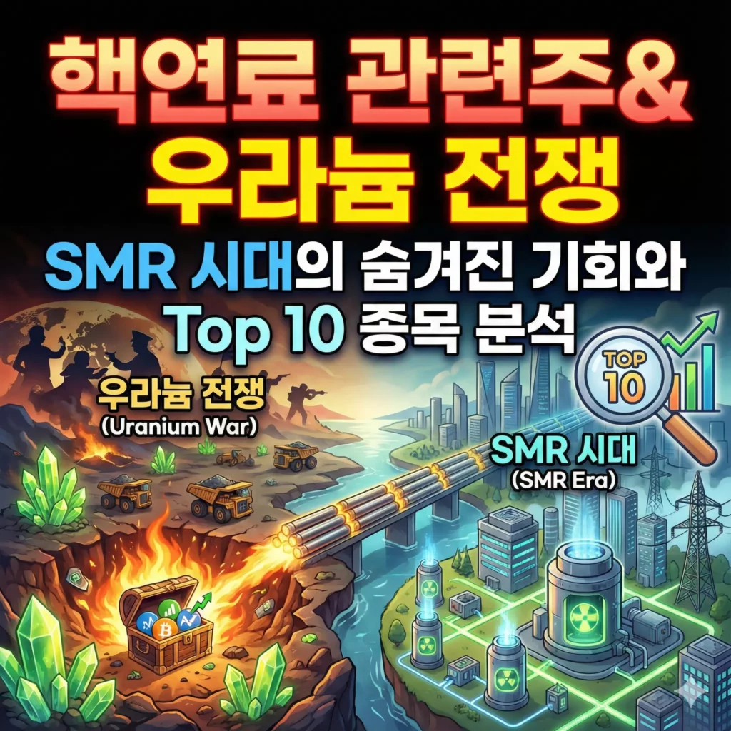 핵연료 우라늄 관련주 알아보기 대표 이미지