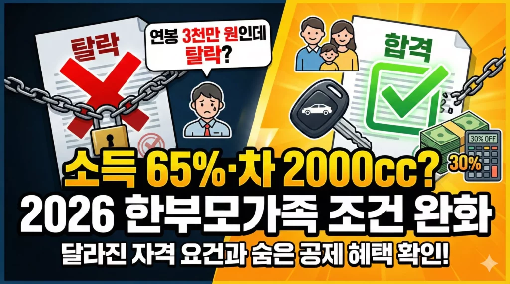 2026 한부모가족 조건 알아보기 대표 이미지