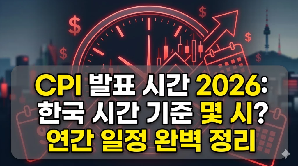 CPI 발표 시간 알아보기 대표 이미지