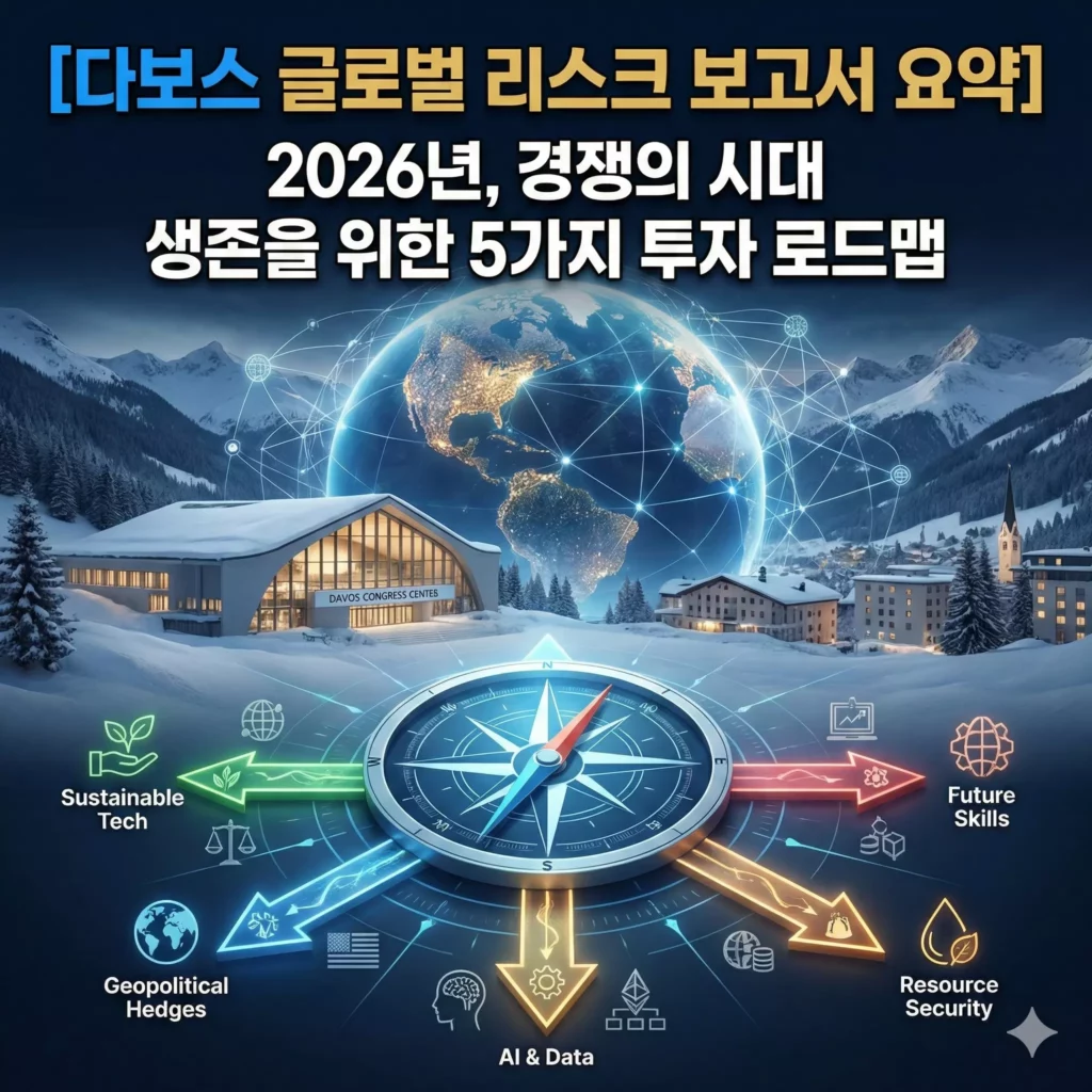 다보스 글로벌 리스크 보고서 요약 알아보기 대표 이미지
