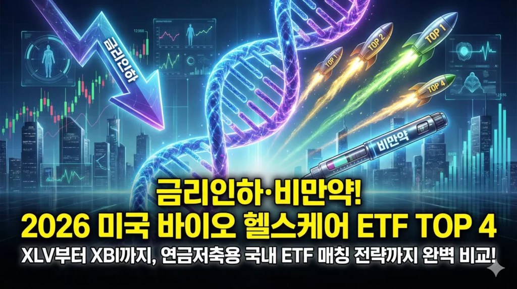 미국 바이오 헬스케어 ETF 비교 알아보기 대표 이미지