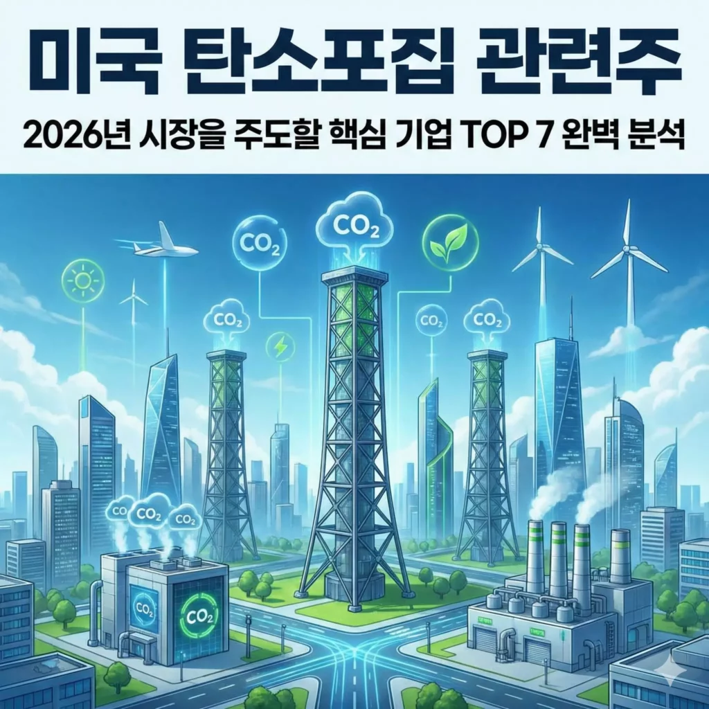 미국 탄소포집 관련주 CCUS 대장주 알아보기 대표 이미지