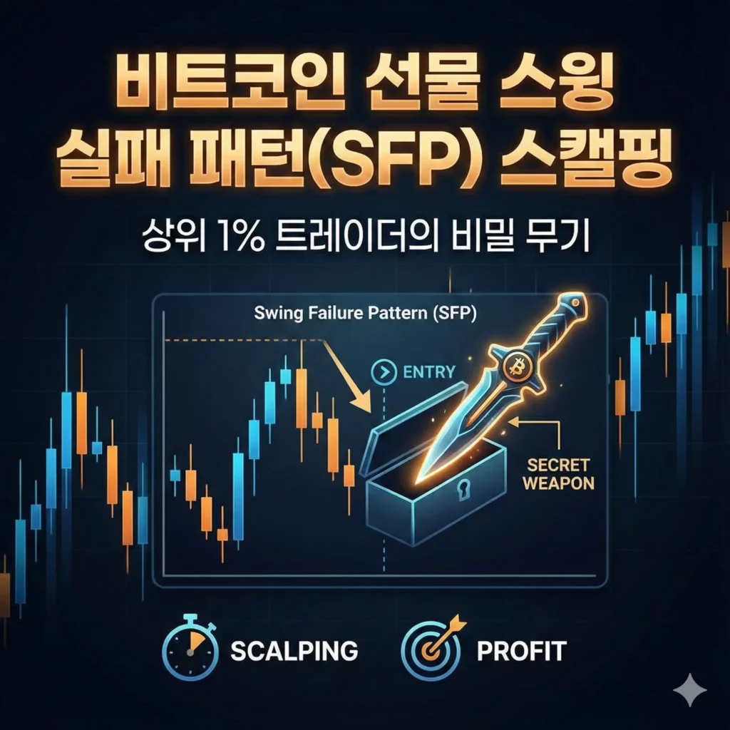 비트코인 선물 스윙 실패 패턴(SFP) 스캘핑 알아보기 대표 이미지