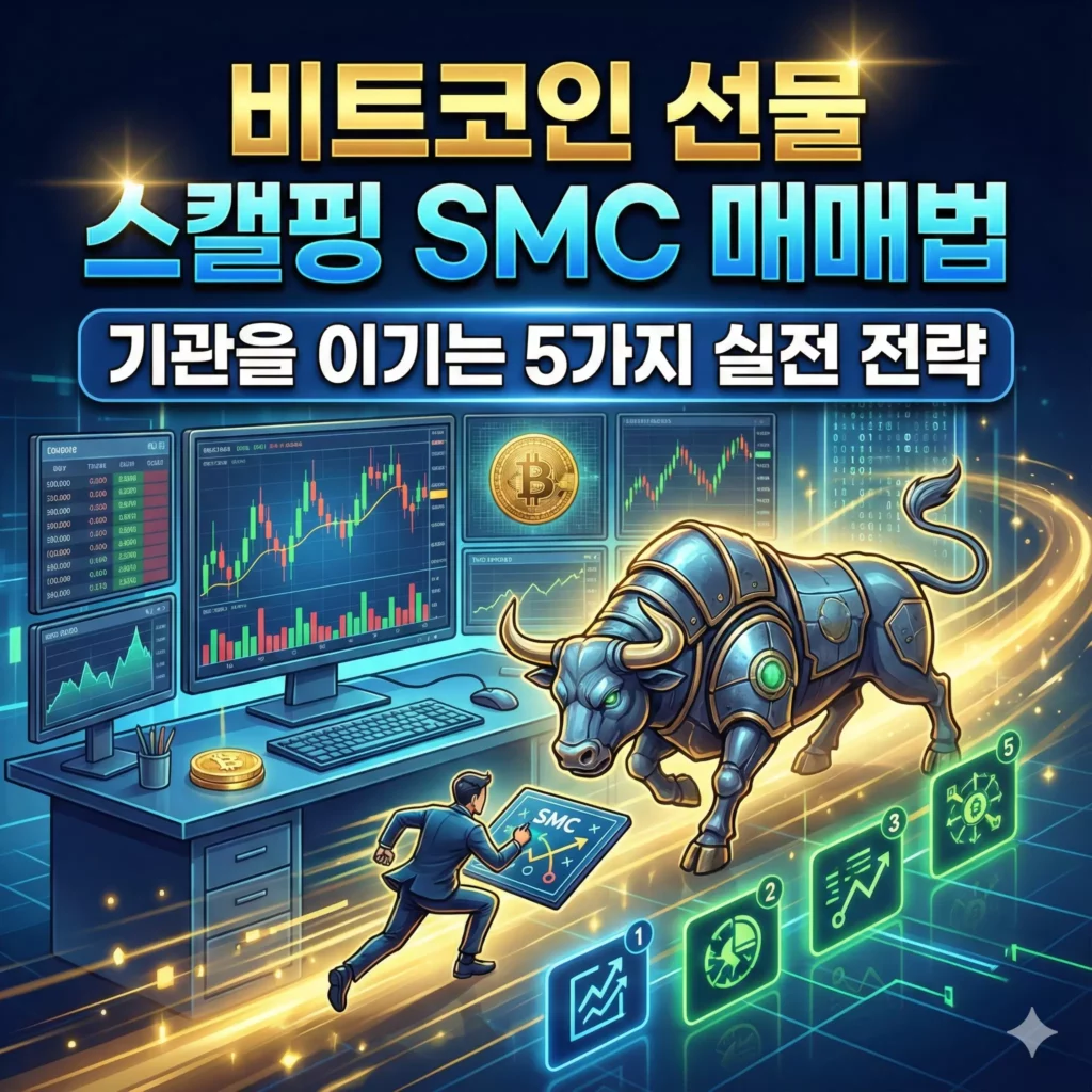 비트코인 선물 스캘핑 SMC 매매법 알아보기 대표 이미지