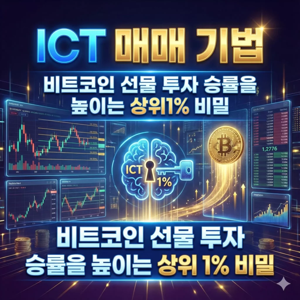 비트코인 선물 투자 ICT 매매 기법 알아보기 대표 이미지