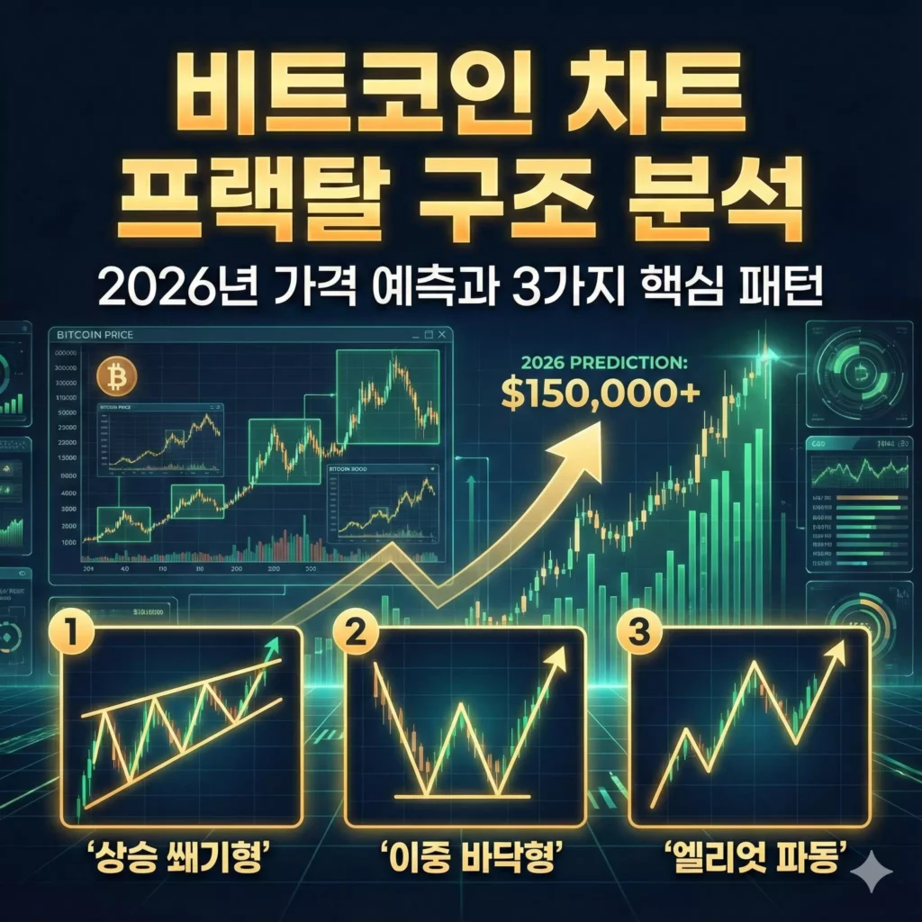 비트코인 차트 프랙탈 구조 분석 알아보기 대표 이미지