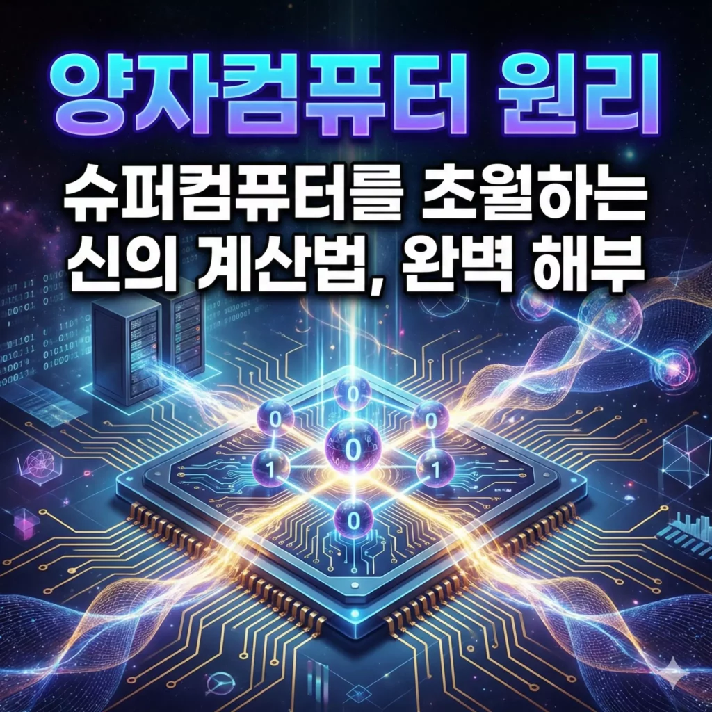 양자컴퓨터 원리 알아보기 대표 이미지