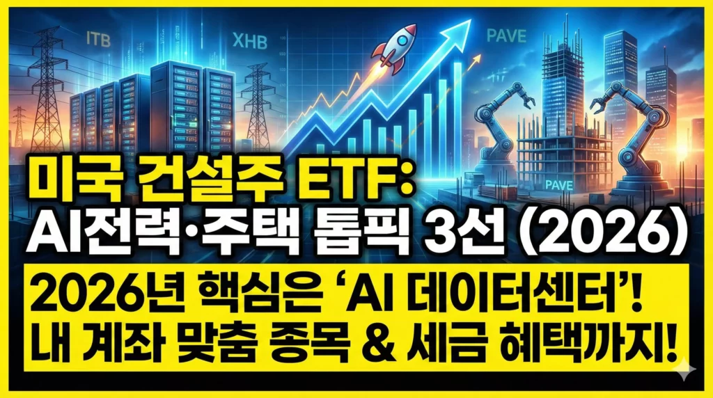 미국 건설주 ETF 알아보기 대표 이미지