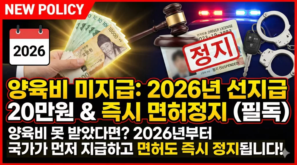 양육비 미지급 해결 방법 알아보기 대표 이미지