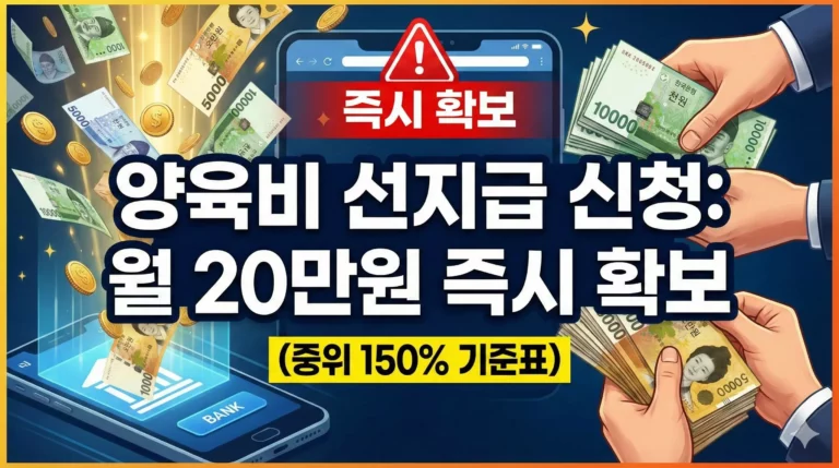 양육비 선지급 신청 방법 알아보기 대표 이미지