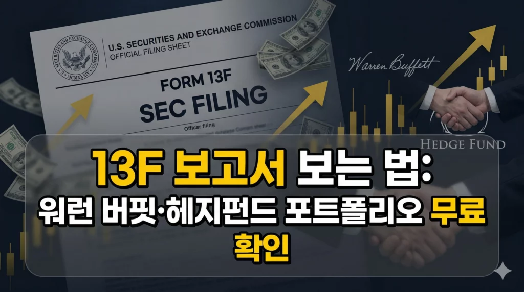 13F 보고서 보는 법 알아보기 대표 이미지