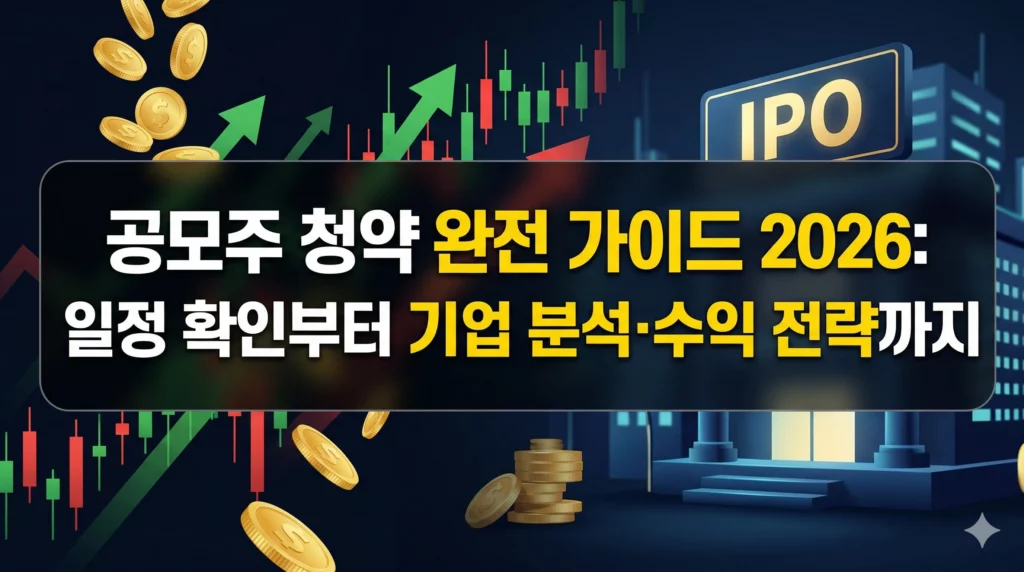 공모주 청약 알아보기 대표 이미지