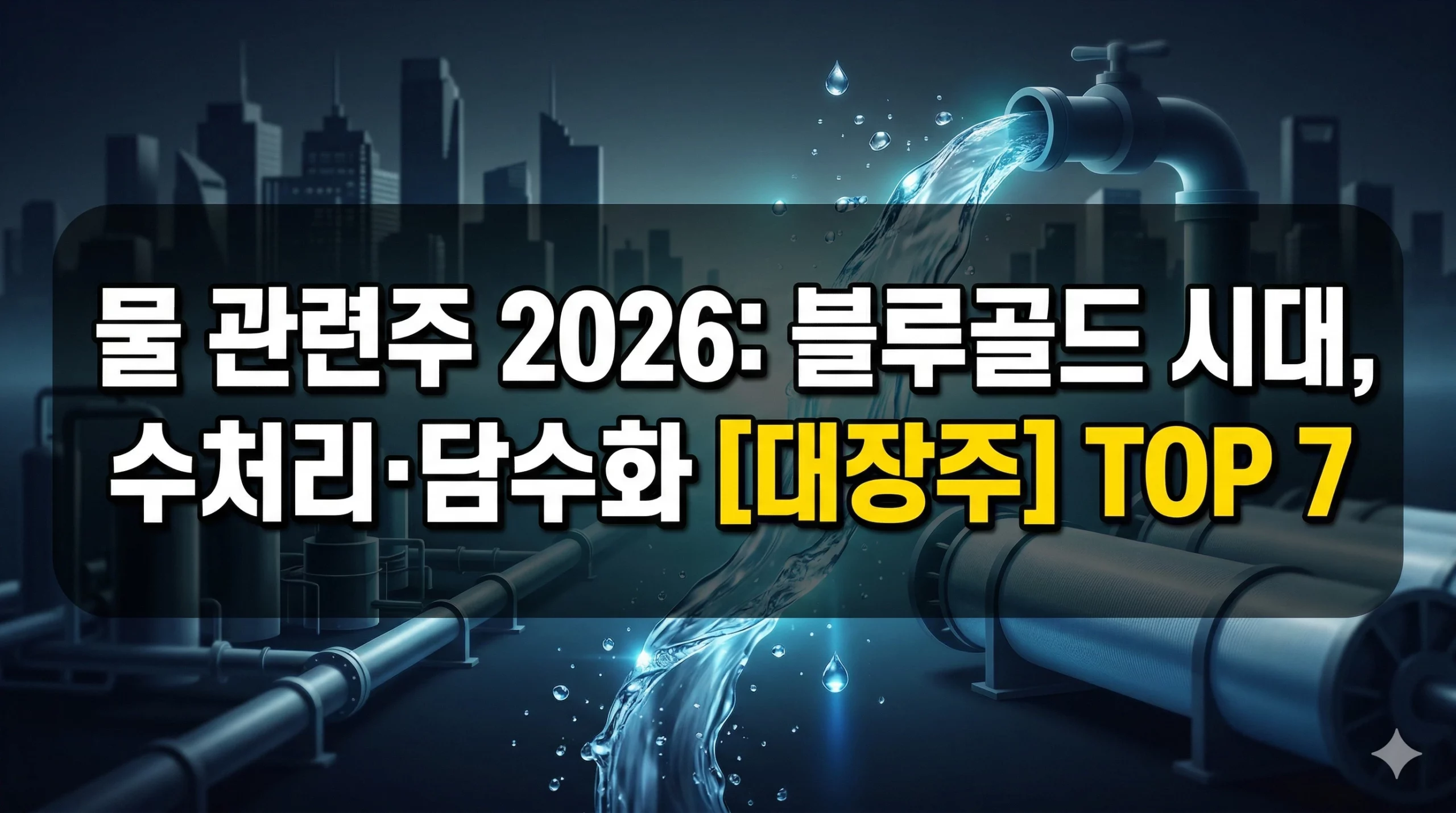 물 관련주 알아보기 대표 이미지