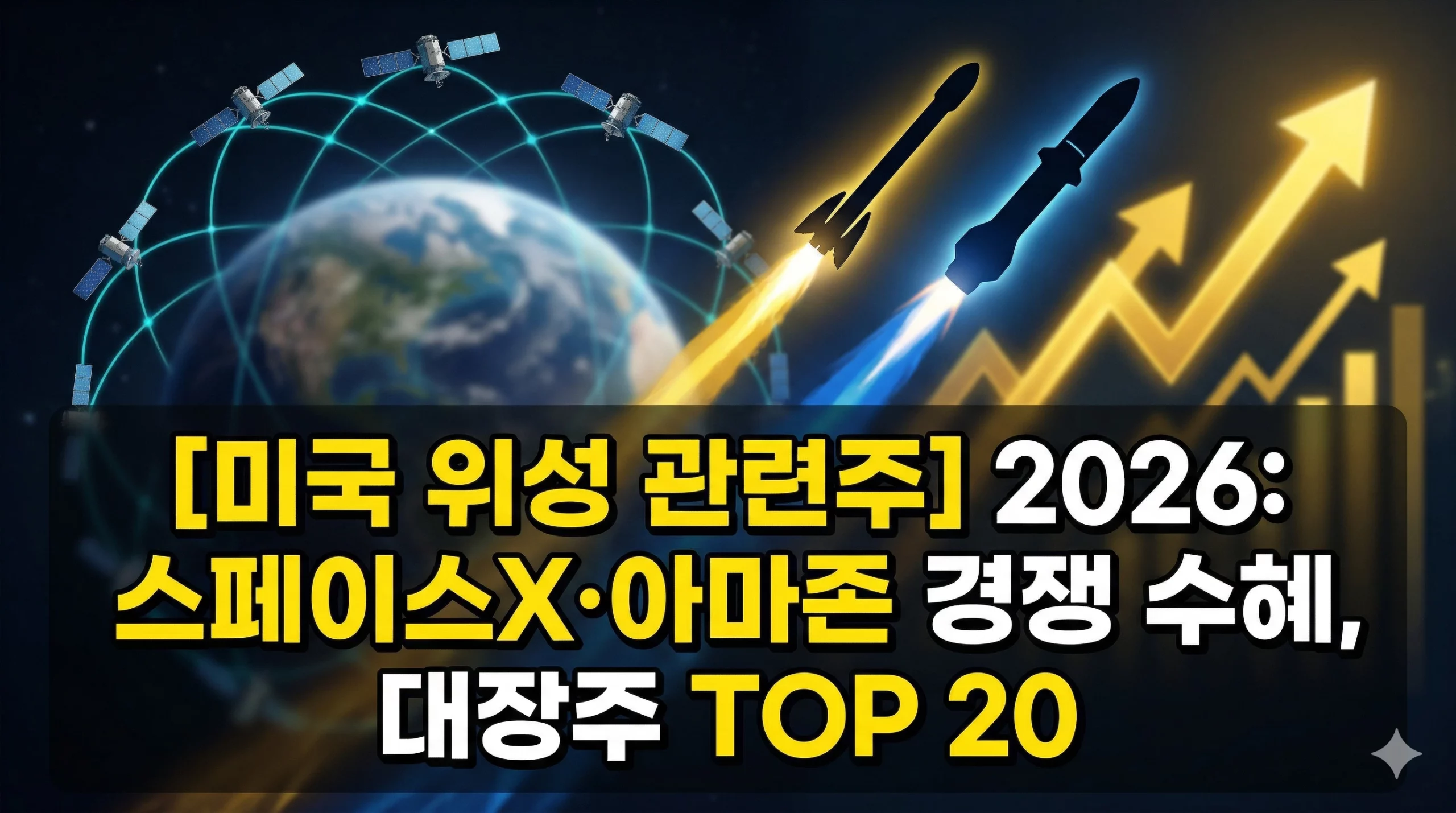 미국 위성 관련주 알아보기 대표 이미지