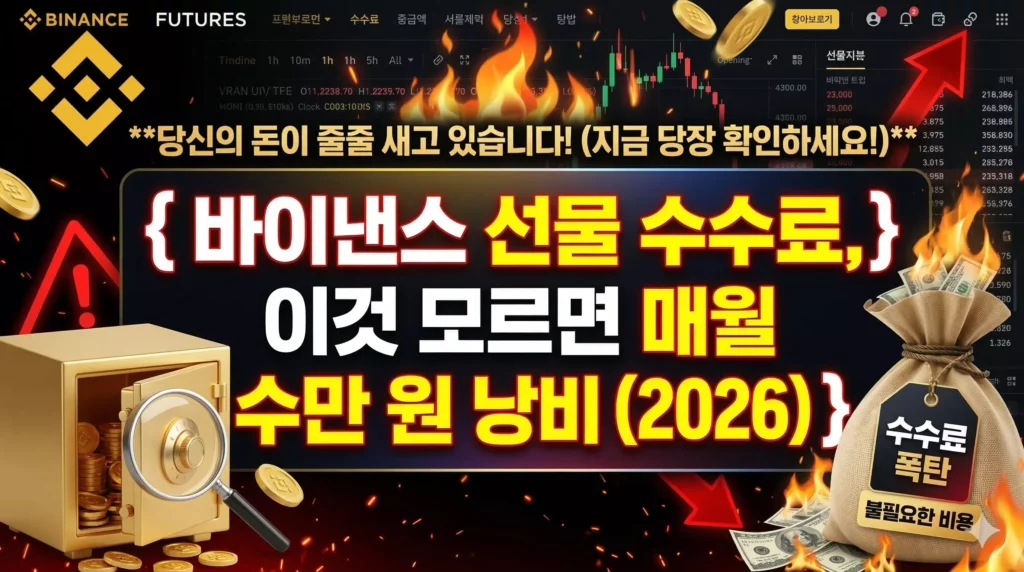 바이낸스 선물 수수료 알아보기 대표 이미지