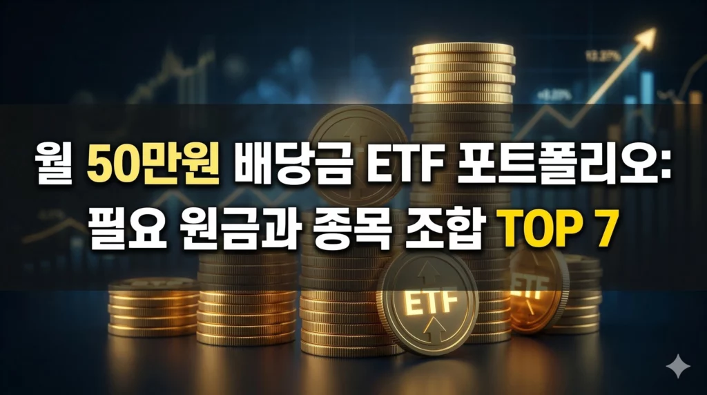 월 50만원 배당금 ETF 포트폴리오 알아