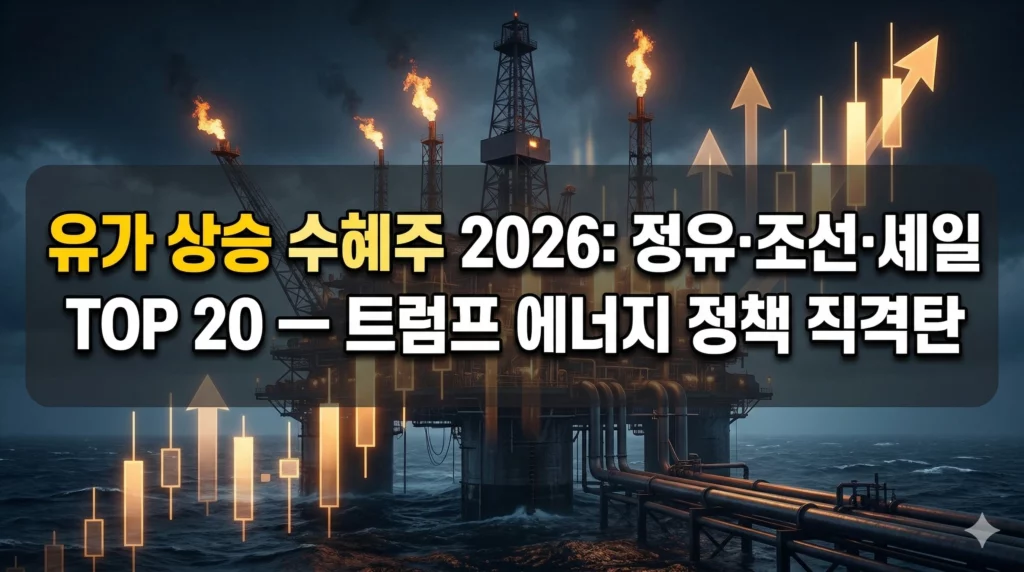 유가 상승 수혜주 알아보기 대표 이미지