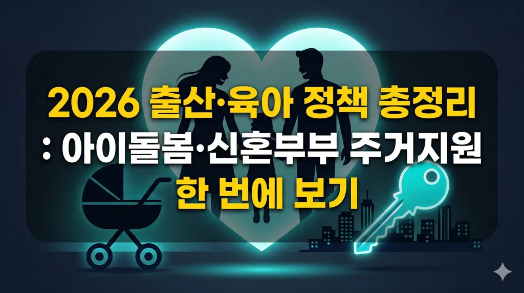 출산 육아 정책 알아보기 대표 이미지