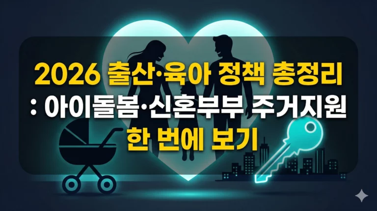 출산 육아 정책 알아보기 대표 이미지