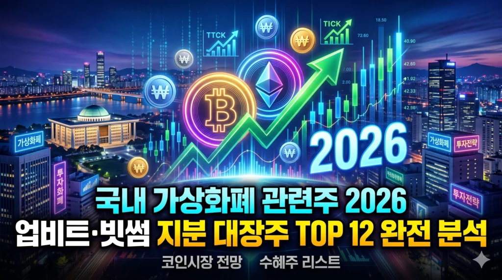 국내 가상화폐 관련주 알아보기 대표 이미지