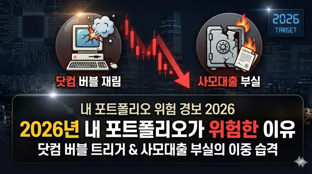 닷컴 버블 트리거 & 사모대출 부실 포트폴리오 점검 알아보기 대표 이미지