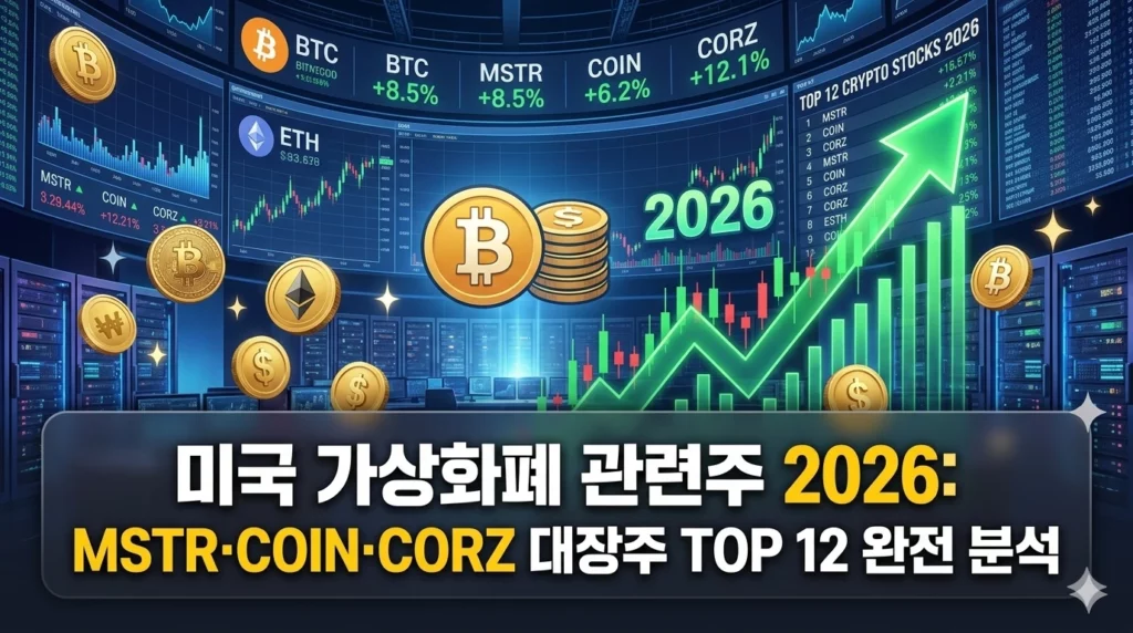 미국 가상화폐 관련주 알아보기 대표 이미지
