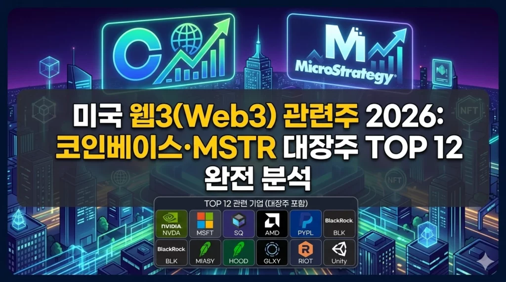 미국 웹3 관련주 알아보기 대표 이미지