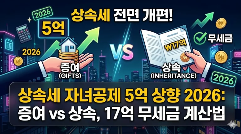 상속세 자녀공제 5억 상향 알아보기 대표 이미지